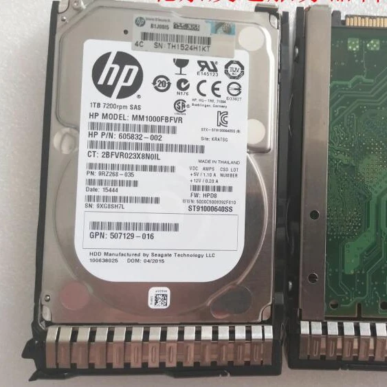 

internal hard disk drive MM1000FBFVR 1TB 6G 7.2K 2.5 DP SAS HDD cheap used hard drives