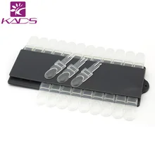 2015 new HOTSALE 24 Tips Nail Polish Varnish Display Tip Uv Gel Color Chart Plate Acrylic