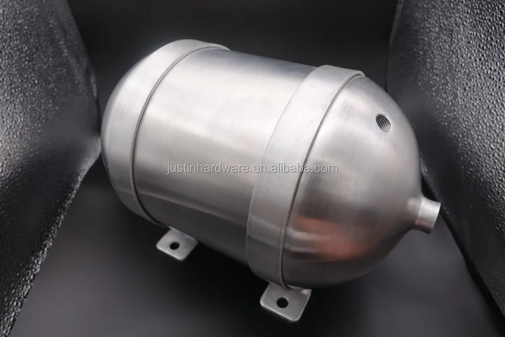 1/3/5 Gallon Seamless Aluminum Air Tank Sae J10,For Air Suspension ...