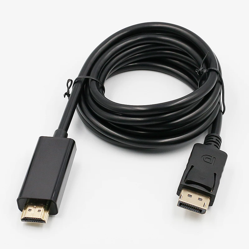 Display Port DP to HDMI Male Adapter Video Cable For PC Monitor 6FT 1080P