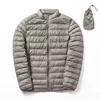 Ultra Light Down Coat Stand Collar with Travel Bag Men's Ultra Light Down Jacket