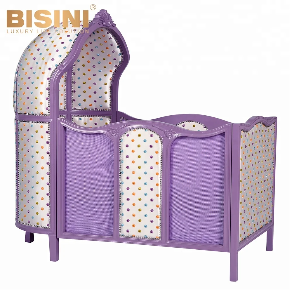 Bisini Modern baby wooden cot bed 