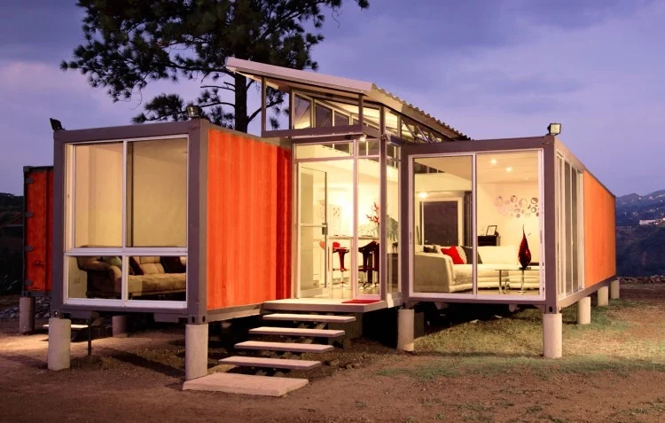 
Luxury container house all with steel structure prefab house 