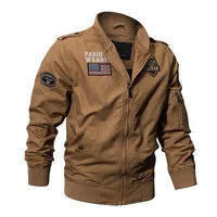 

Custom OEM Private Label Bomber Jacket,Airline Pilot Jacket Men, Cotton Jacket Men