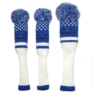 2019 Hot Sales Custom Knitted Golf Clubs Headcover Driver Cover Fairway Wood Golf Head Covers