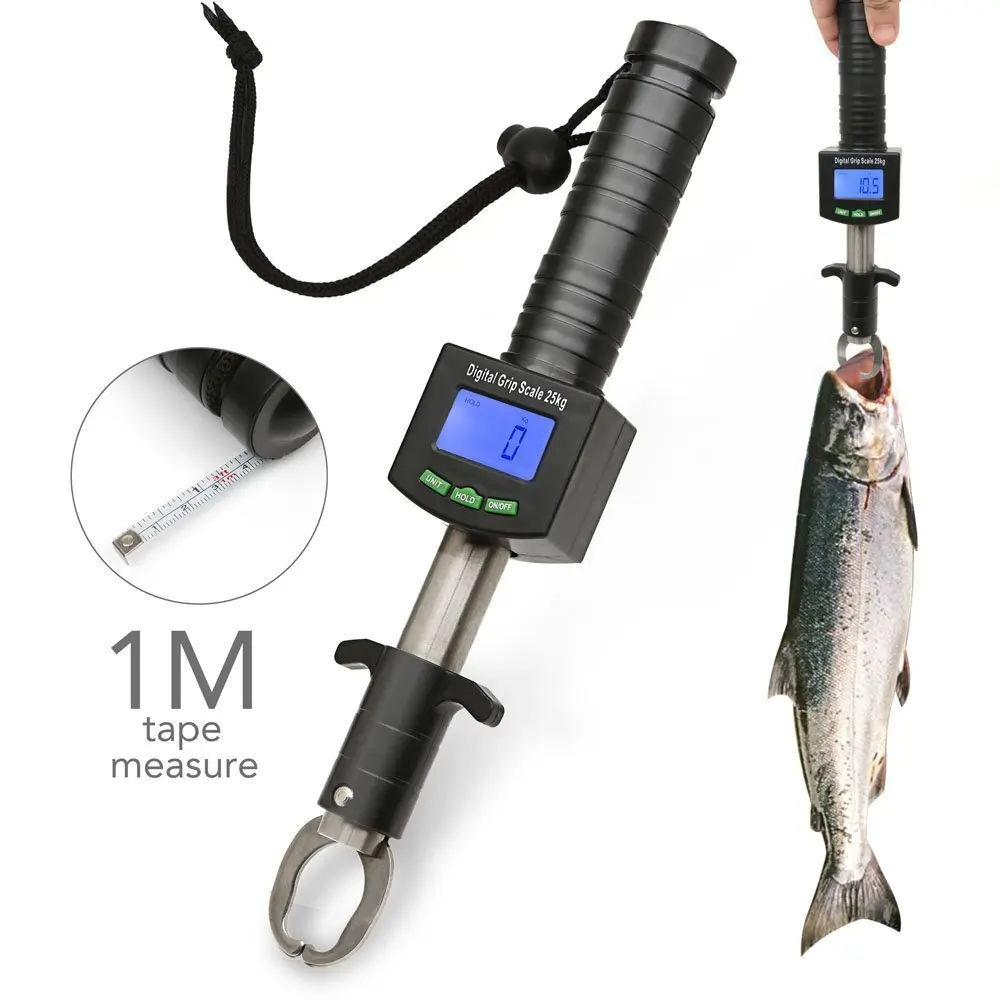 Fish Gripper 25kg Portable Electronic Control Fish Lip Tackle Grabber