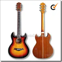 

40" Double Cutaway Sunburst Acoustic Guitar (AF4a8DCE)