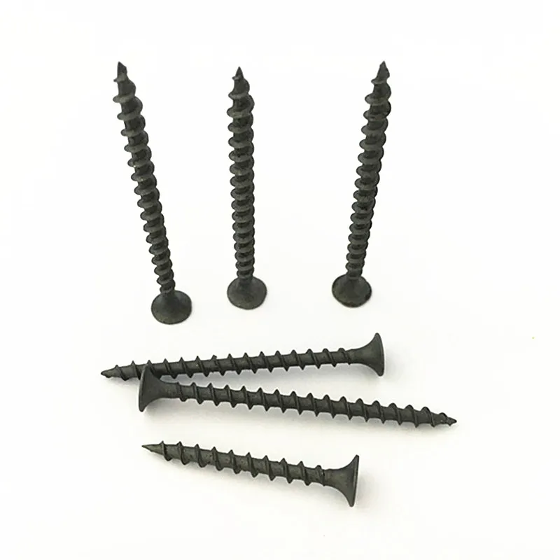 
Black phosphated bugle head drywall screws fine thread screw for gypsum board 