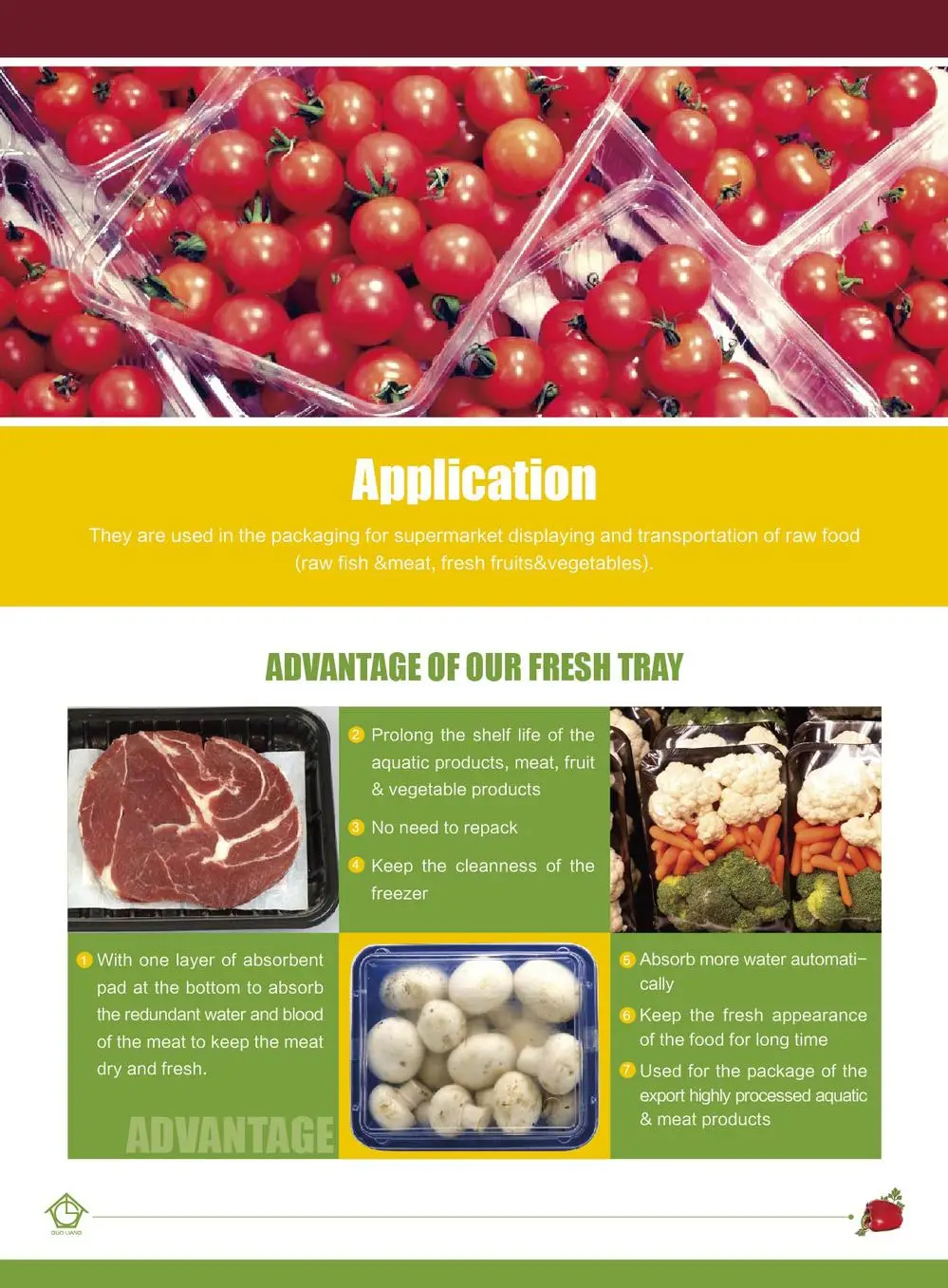 U.s. Supermarket Use Wholesale Food Packaging Manufacturer Styrofoam