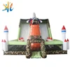 Commerical inflatable arms slide, hot selling dry double slide for outdoor playground