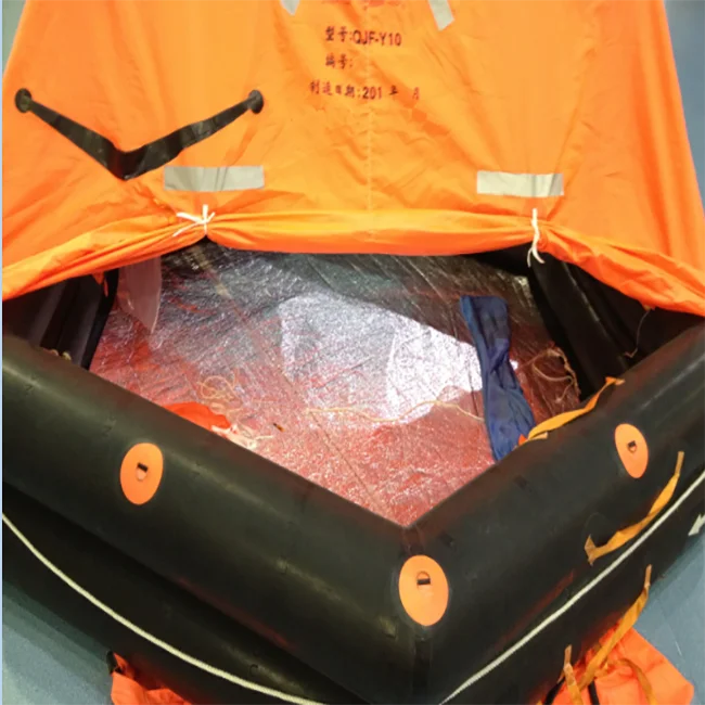 Life Raft Labelling CSM 15 Person Life Raft With Label - Durable Neoprene Coated Fabric for ...