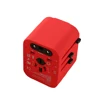 Fashion travel adaptor 4 usb Internationa Multi plug Charger UK US AU EU plugs outlet
