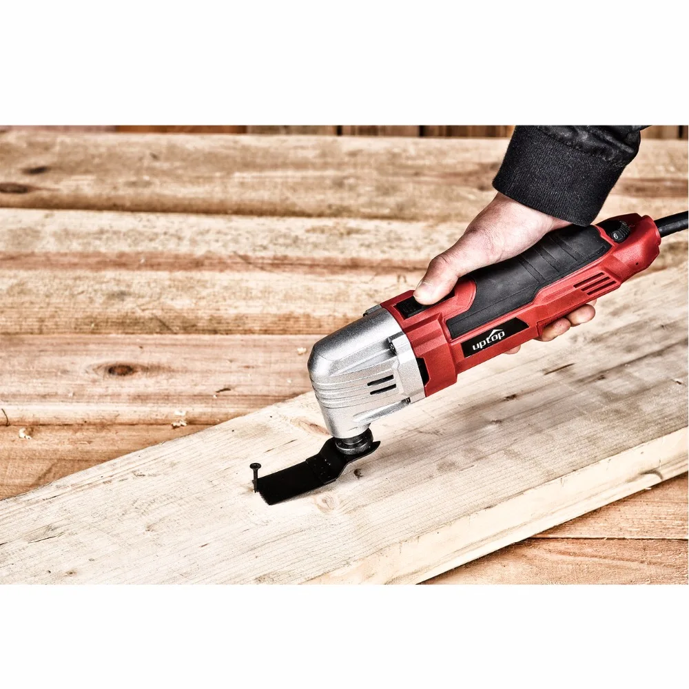 
Variable Speed Oscillating Multi Tool, Great for Sanding / Polishing / Cutting / Scraping / Cleaning 