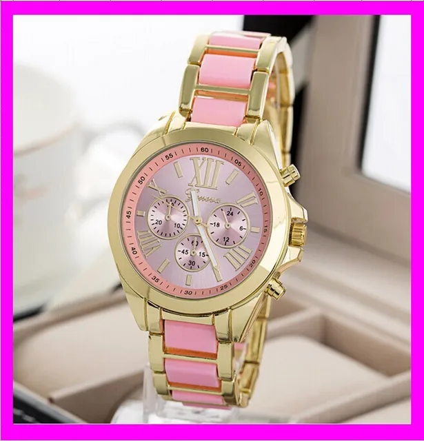 k9128 wholesale top sale new style gold fashion geneva brand