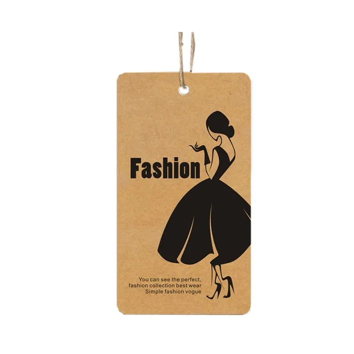 Clothes/shoes Hangtag Kraft Paper Hang Tag According To Your Design ...