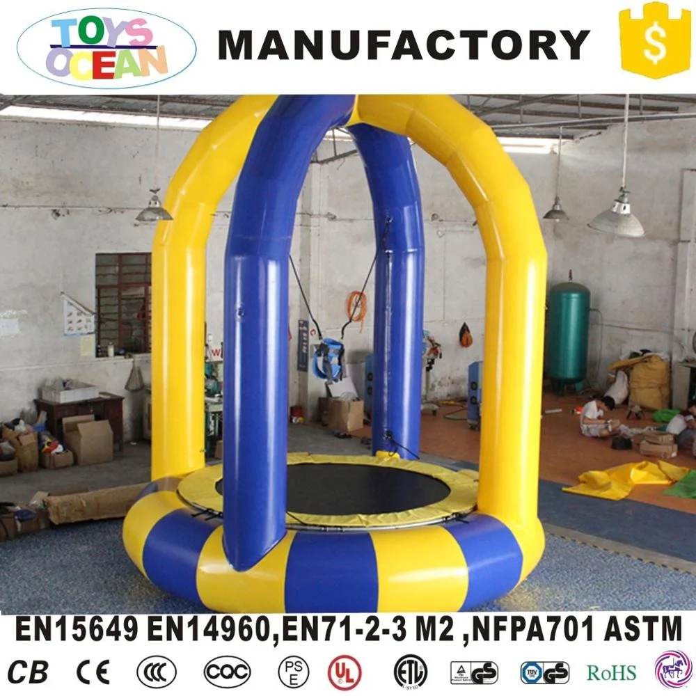 Inflatable Bungee Harness Jumping Trampoline Buy Inflatable Bungee