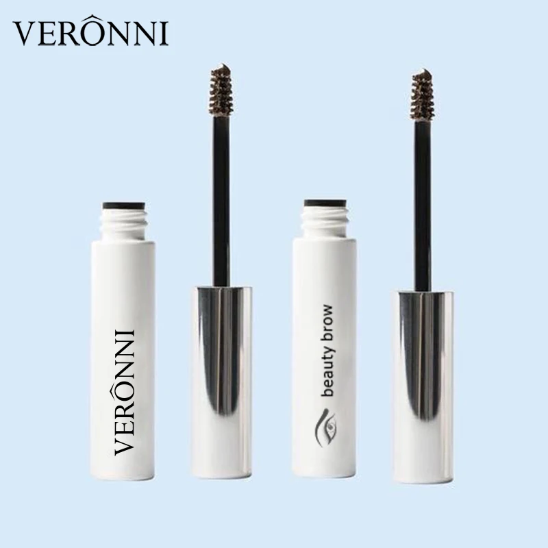 

VERONNI Eyebrow Tattoo Pen Brush Waterproof Eyebrow Gel Tattoo Paint Makeup Eyebrow Dye Cream Makeup, 4 colors