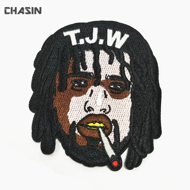 New Iron Embroidery Punk Logo Patches,Brand Name Iron On Patch Bulk Buy Logo Patches,Iron On