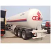 Competitive price used 3 Axles 59.52m3 60cbm LPG trailer in stock for sale