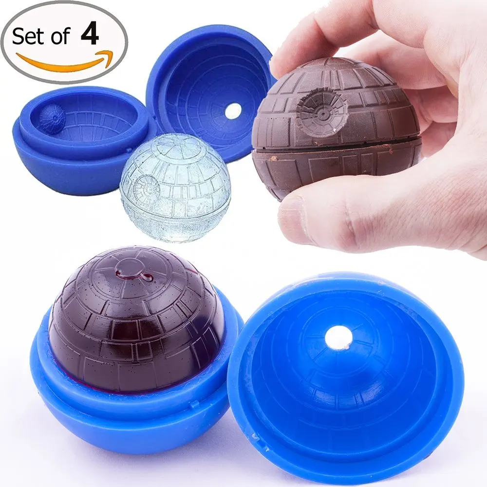 

Death Star Silicone Jelly Ice Ball Tray Candy Chocolate Molds