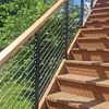 Easily installed carbon steel cable handrails baluster for sale