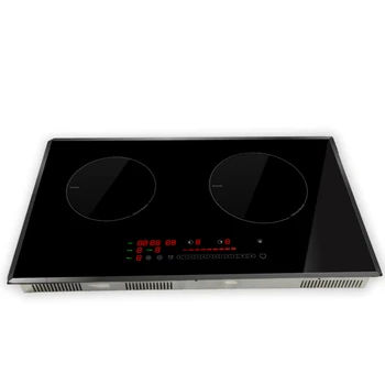 App With Touch Slide Control Two Burner Single Drive Aluminium