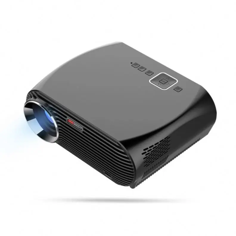 

2019 Portable Mini LED Projector FHD Beamer GP100UP, Black