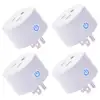 10A mini wifi smart plug us standard free customized logo service App socket Alexa wifi smart plug socket