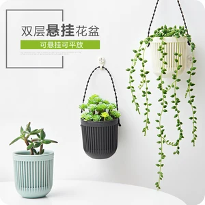 Image of Hanging pots garden plasti garden product flower pots & planters hanging pots for plants
