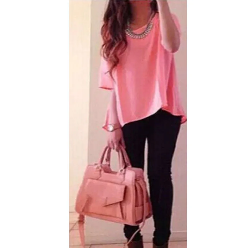 pink casual tops