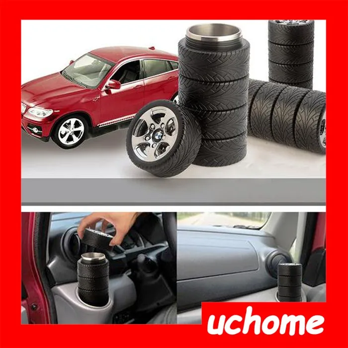 Uchome New Novelty Car Wheel Coffee Cup Creative Stainless Steel Tire Cup Buy Ecofriendly