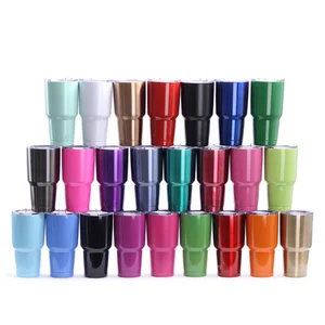 Image of cheap price 10/20oz 30oz stainless steel ozark travel mug tumbler with laser engraved etch embossed silk logo sublimation blanks
