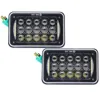 CE Dot E-Mark Hot Sell 45W 6000K Rectangular Truck 4X6 LED Headlight