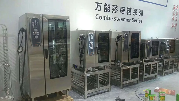 
Bakery machine gas combi oven 6 trays combi steamer series 