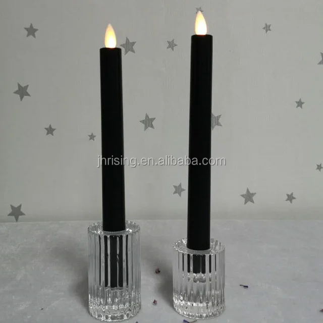 Black Candle Led Dinner Taper Light Buy Black Candle,Dinner Candle