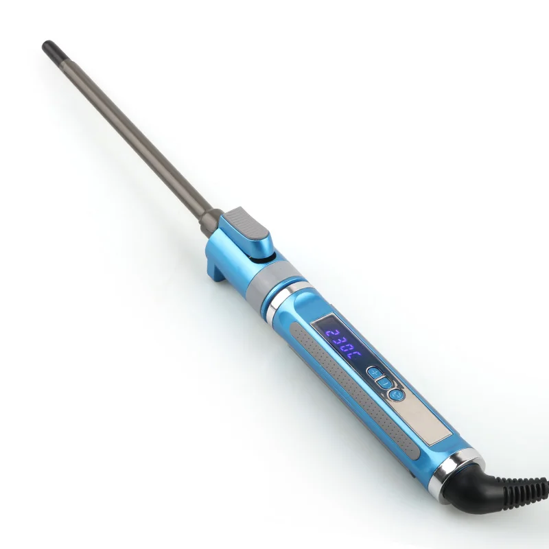 
Mini 9mm Ceramic Barrel Curling Iron for Men Women Hair Curler 