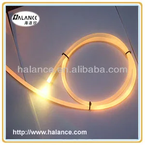 optical fibers,milky surface side glow fiber optic lighting