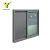 aluminium vertical cheap sliding glass window glass sliding reception window