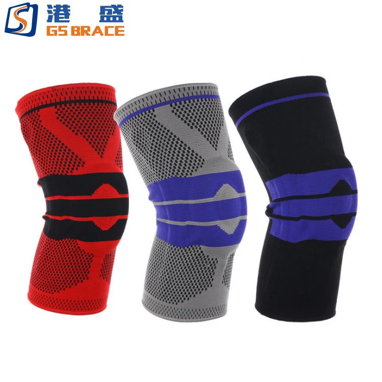 

Knee Support Brace Compression Sleeves, Elastic & Adjustable Kneepad Silicon Padded Bracket /Patella Stabilizer /Warm Protector, Customized color