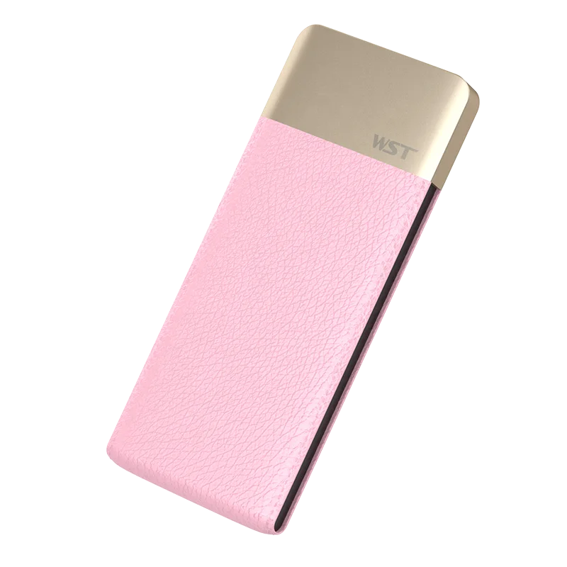 

Smartphone accessories leather design portable RoHS power bank 6000mAh