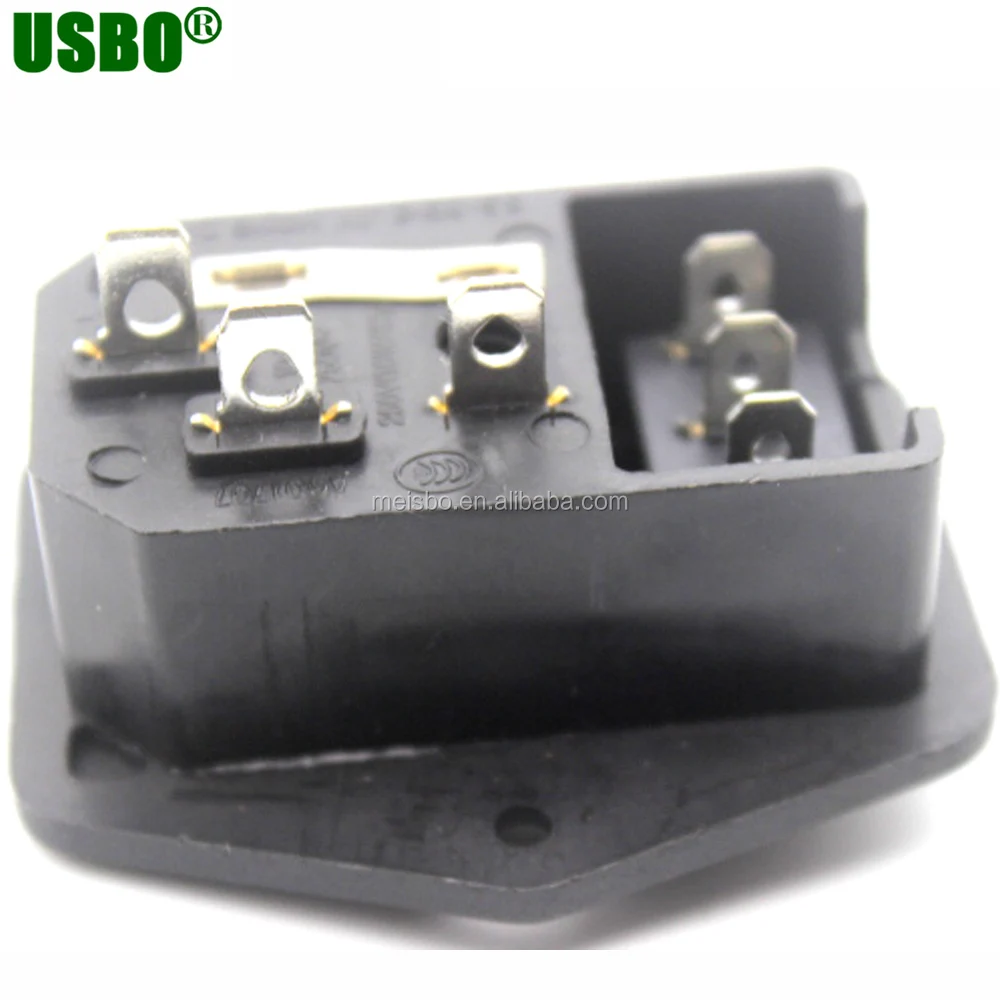 Iec320 C14 10a 250v Ac Power Outlet Ac Socket With Fuse And Switch