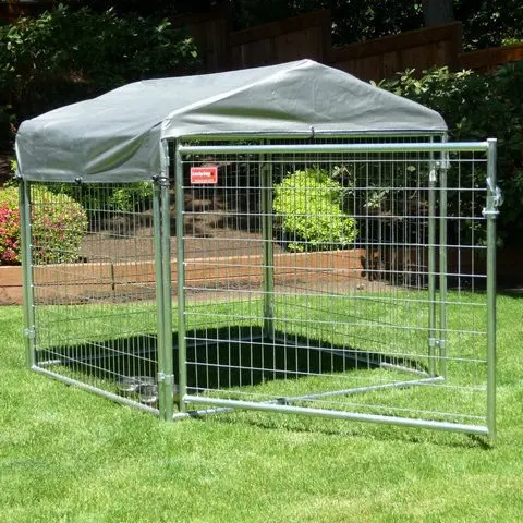 10'x10'x6' Galvanized Large Outdoor Chain Link Dog Kennel - Buy 10'x10 ...