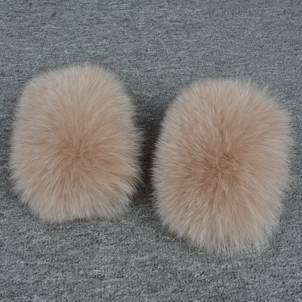 raccoon fur cuffs