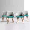 modern malaysia twin pedestal wooden dining table