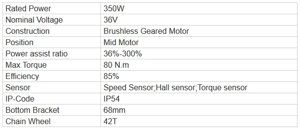 mid central engine drive electric bicycle