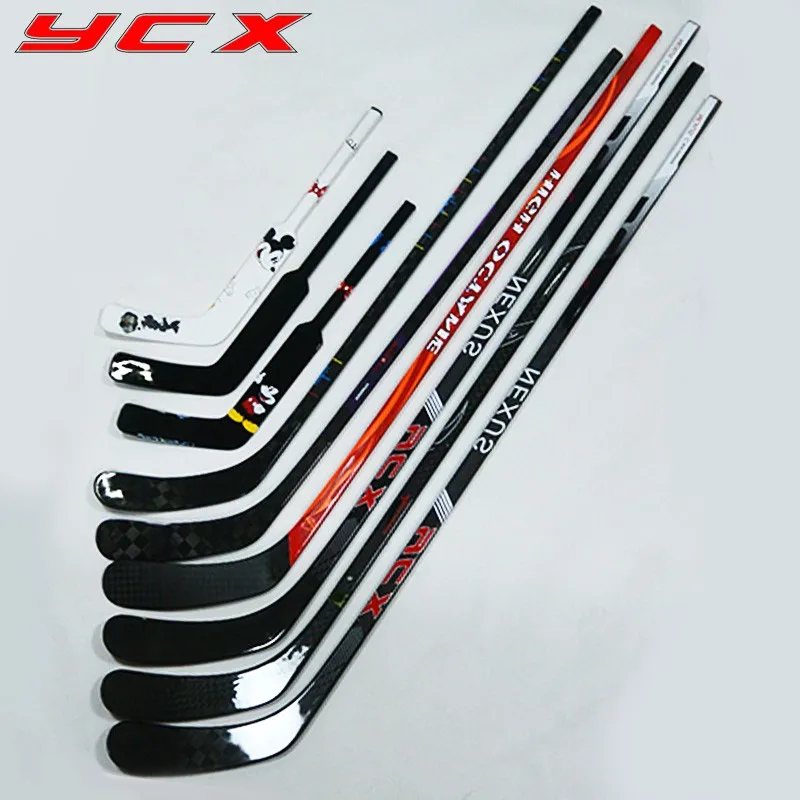 New Popular 18k Woven 100 Carbon Fiber Street Hockey Sticks Blade P88