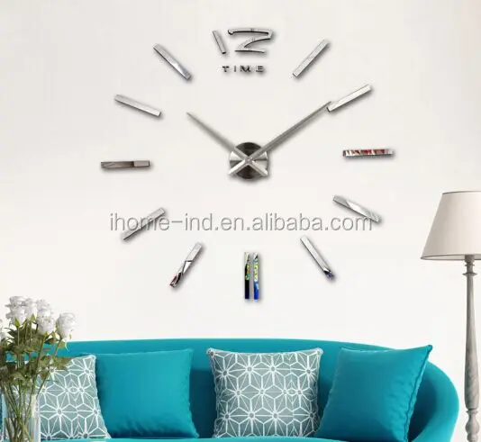 

large Big diy wall clock for whole sales