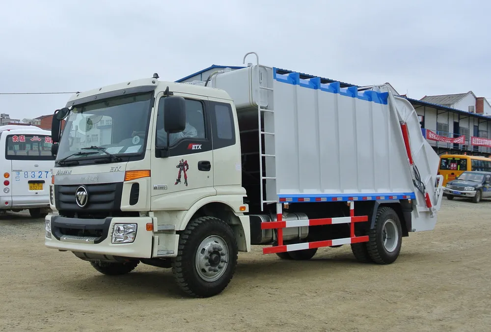 recycling waste management rear lifting loader garbage trucks