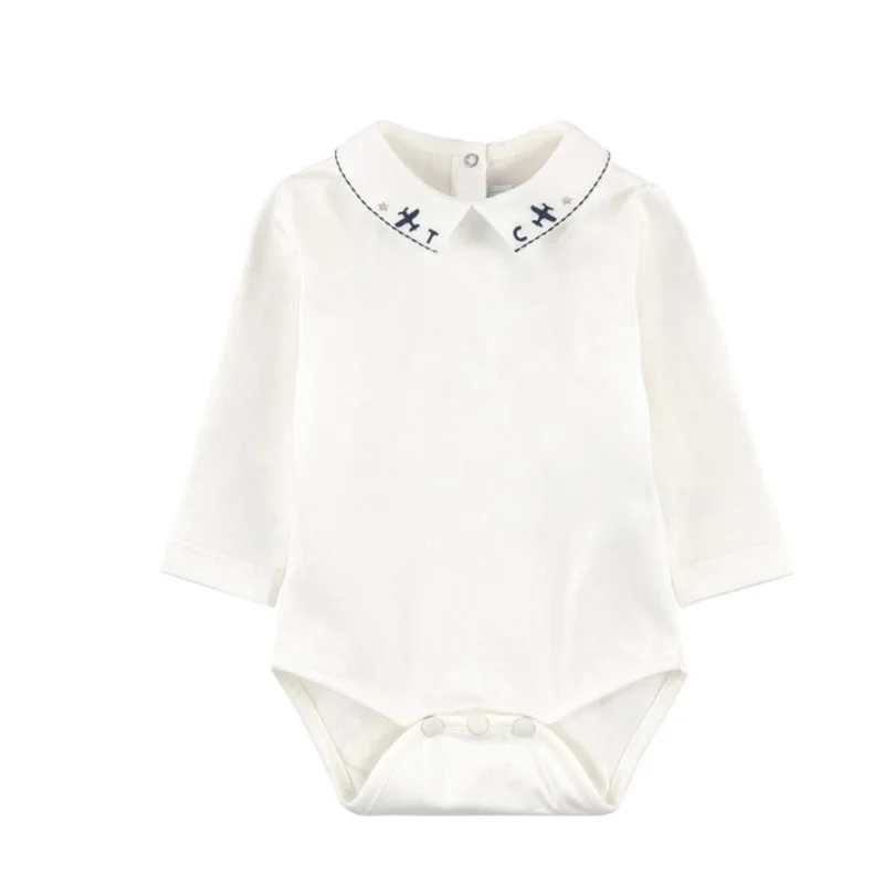 Plain White Colors Infant Clothing 100% Organic Cotton Nature Bodysuit ...