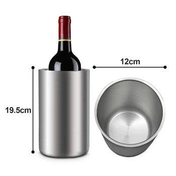 stainless ice bucket